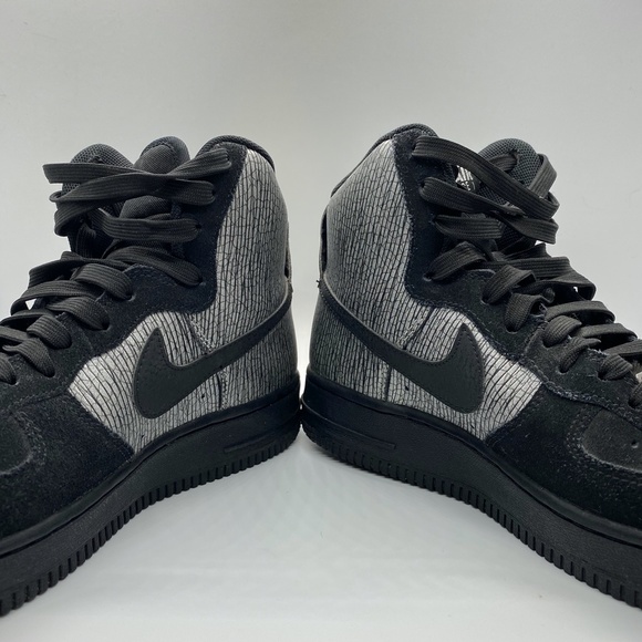 Nike Air Force 1 Metallic Silver Crackle size 7 - Picture 4 of 6